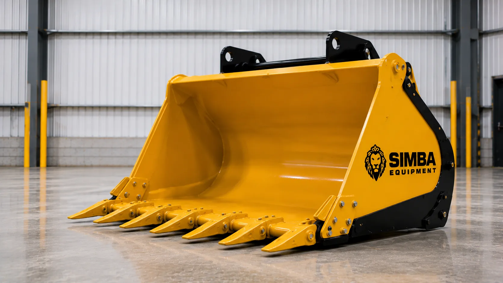 Digging Bucket with Teeth