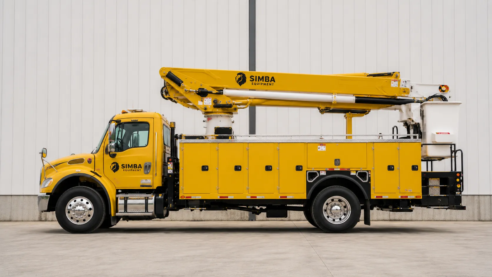 Insulated arm truck for live-line utility work