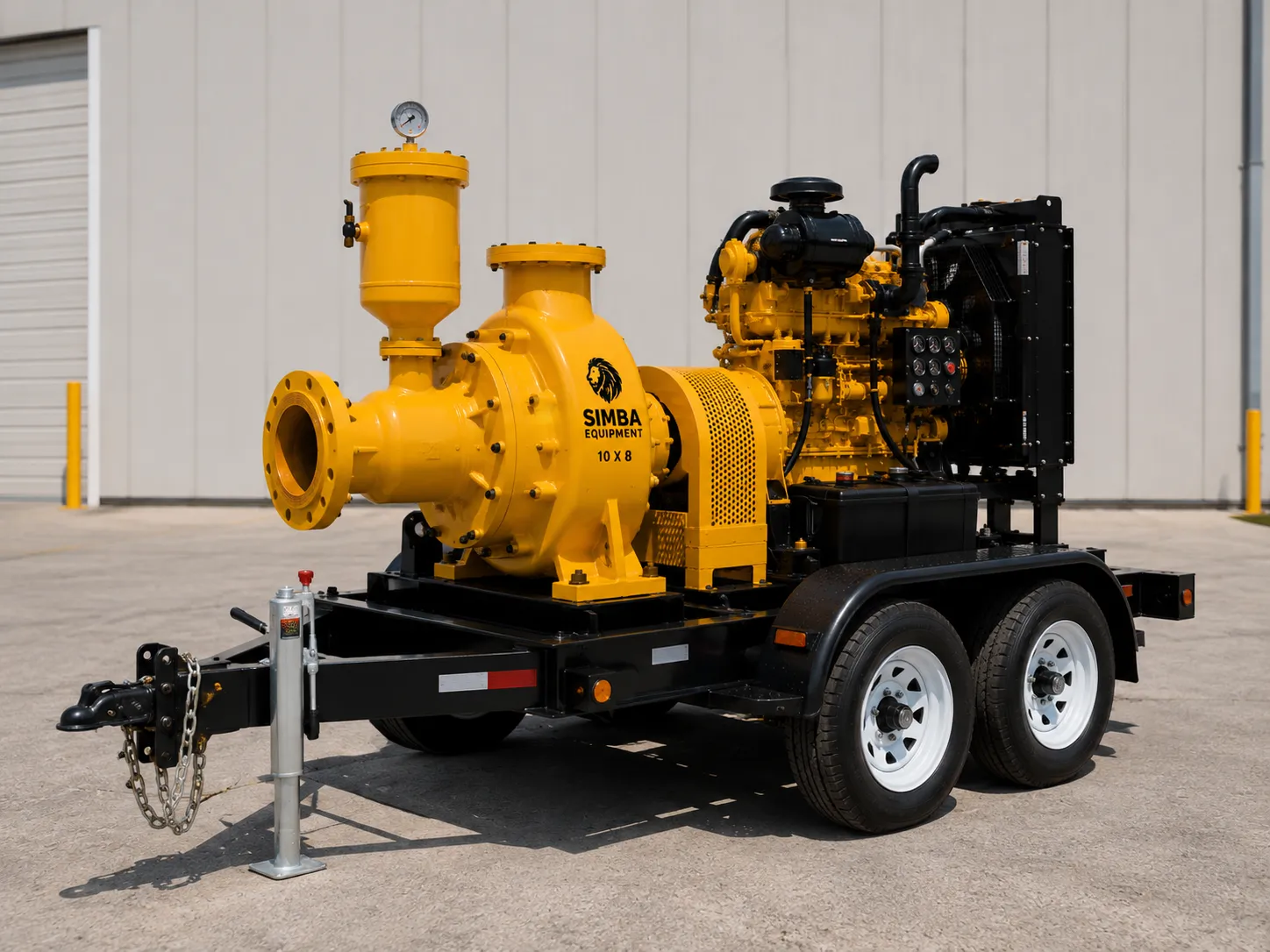 325 pump on trailer quarter view