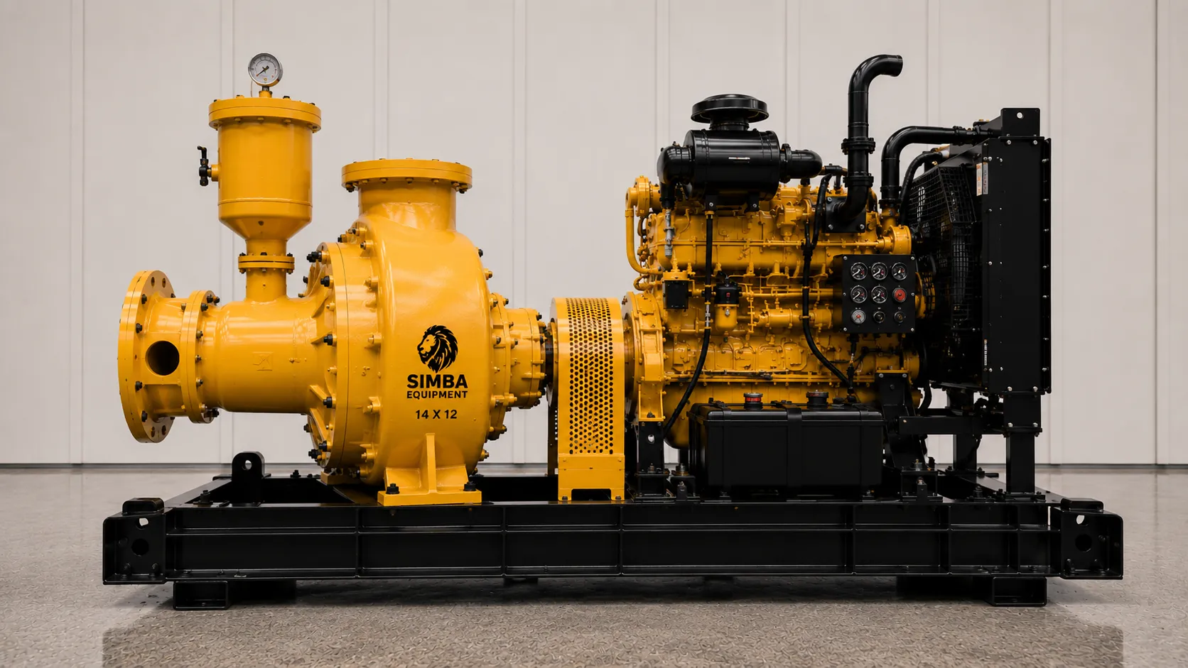 600 pump on skid side view