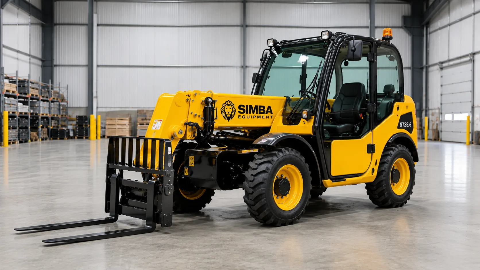 Lynx 5.5K telehandler front quarter view