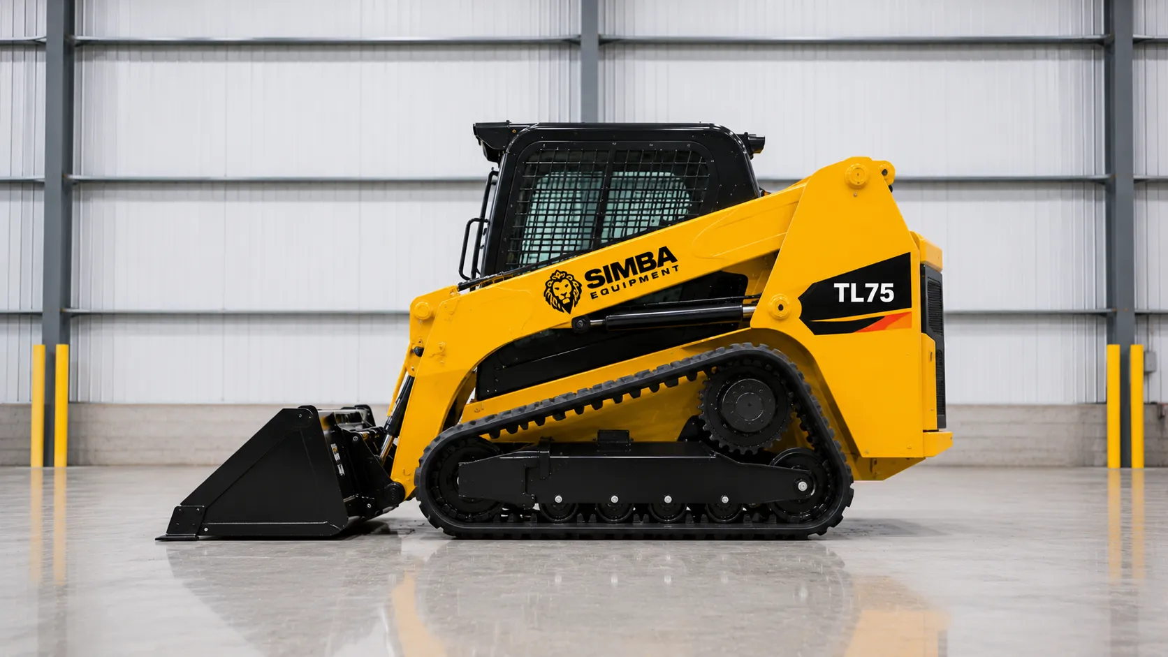 Compact track loader side profile