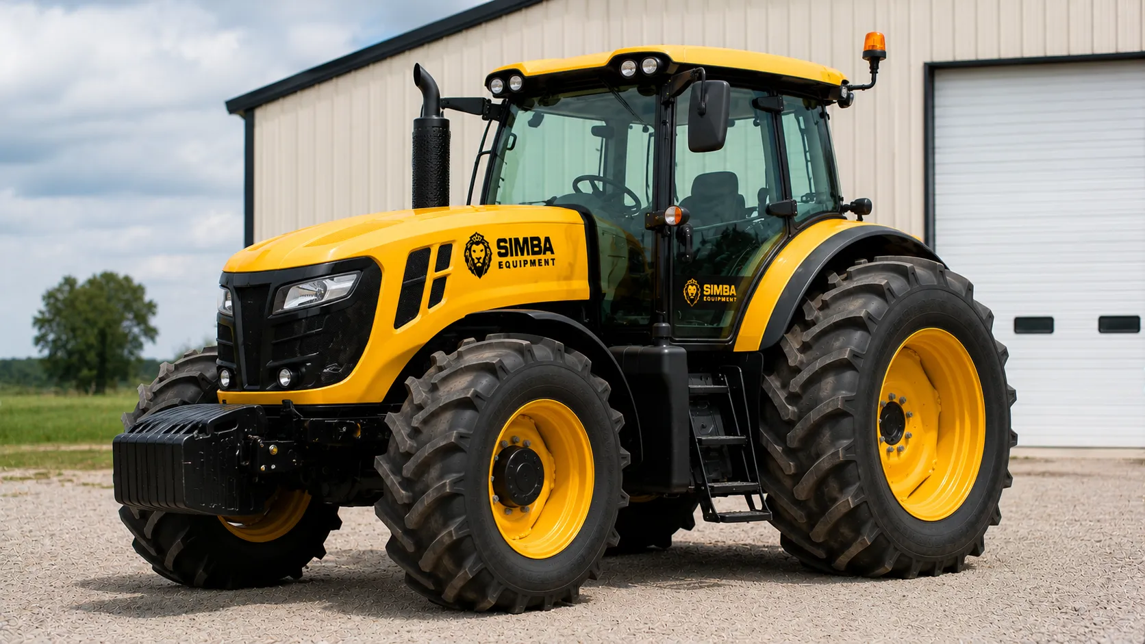 70hp tractor quarter view