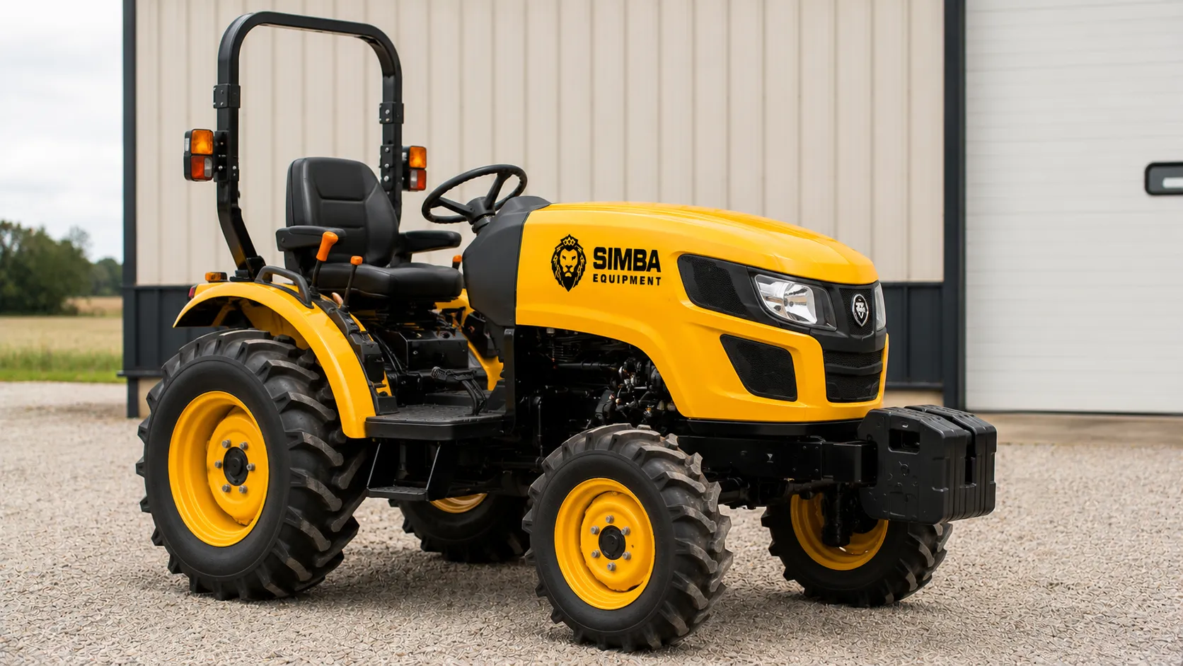 25hp tractor quarter view