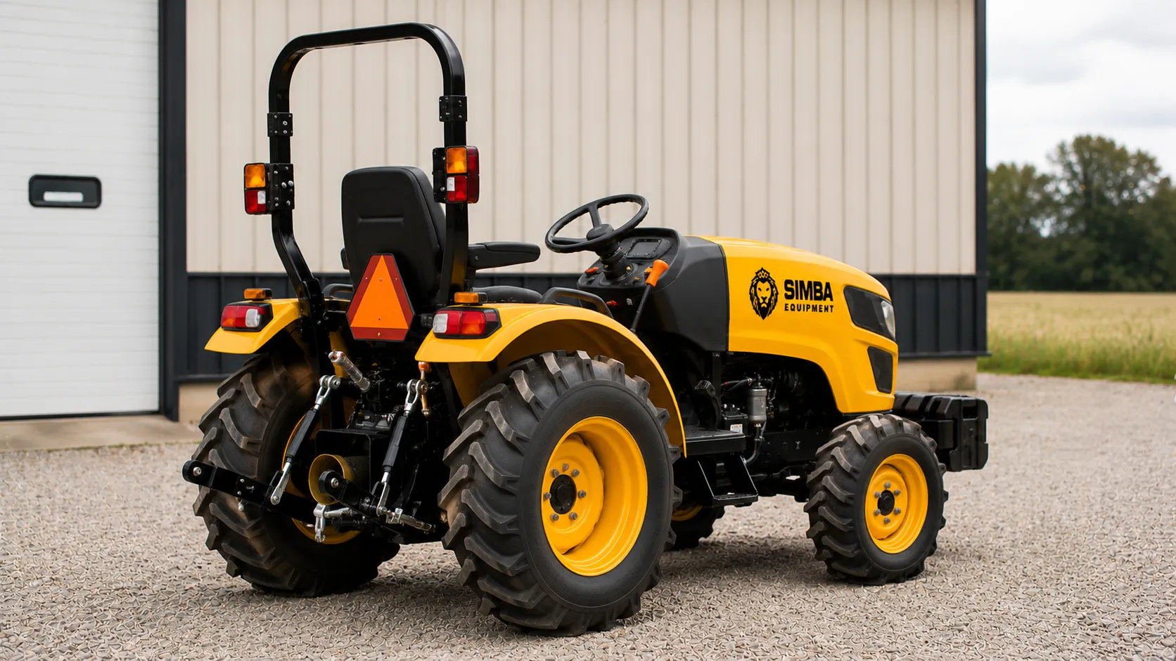 25hp tractor rear view